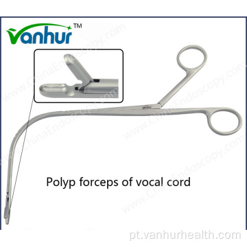 Garganta Instrumentos Pólipo Fórceps de corda vocal